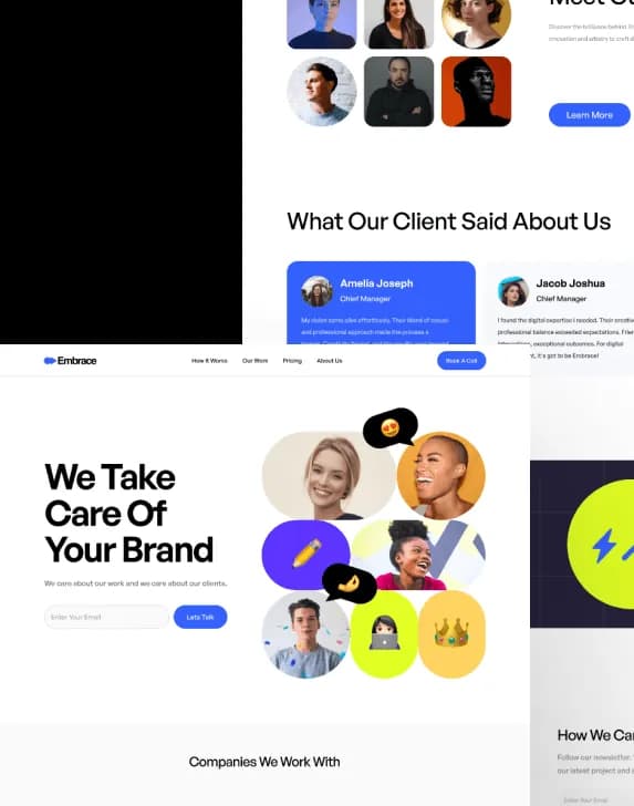 Website design illustration